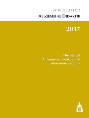 cover image of Jahrbuch für Allgemeine Didaktik 2017